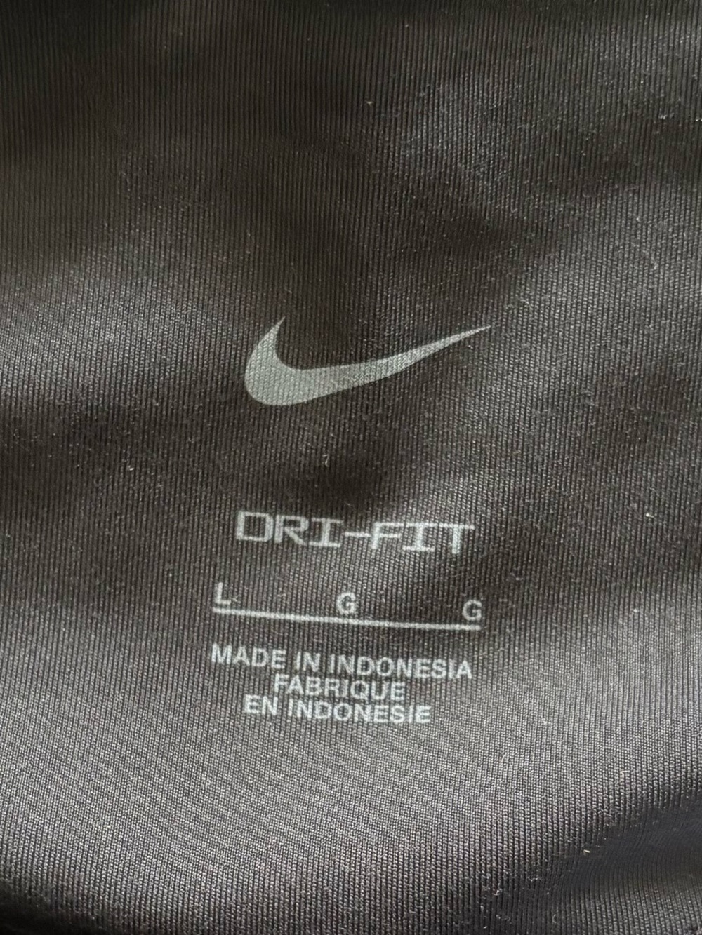 NWT Nike One Tight Fit Mid Rise Capri Length Leggings Sz L Large Athleisure - Picture 7 of 13